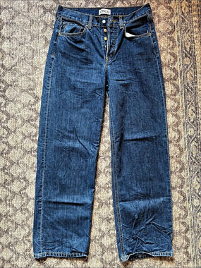 éTICA Straight Leg Jeans in Blue